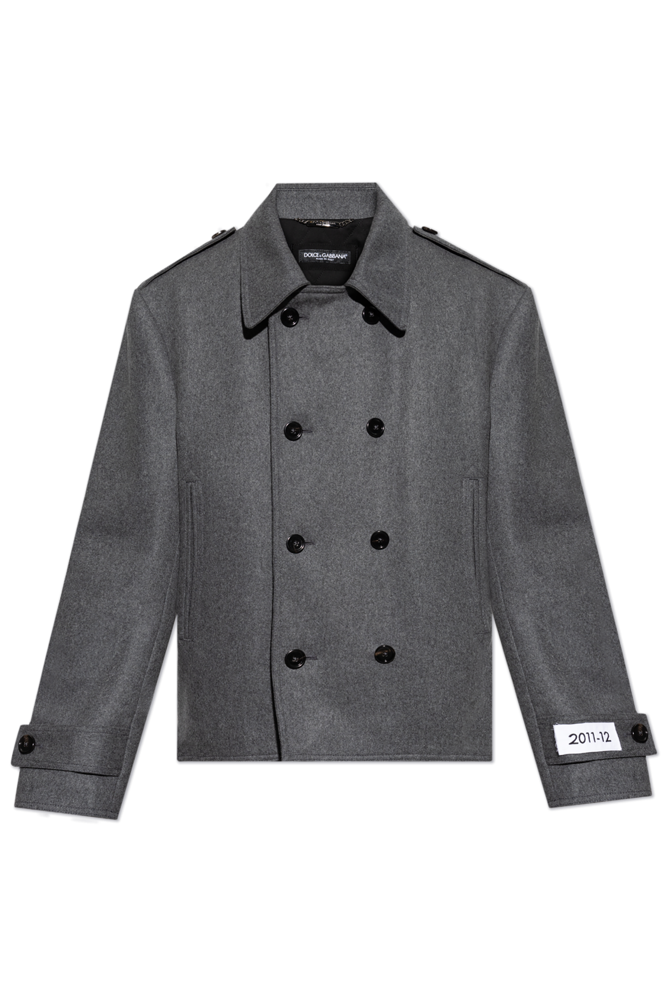 Grey Wool Jacket Dolce & Gabbana - Vitkac AS
